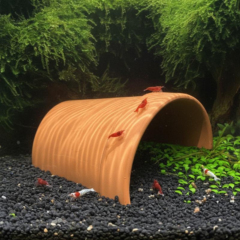 Aquarium Plant Red - Praktyczna ceramiczna jaskinia do hodowli ryb