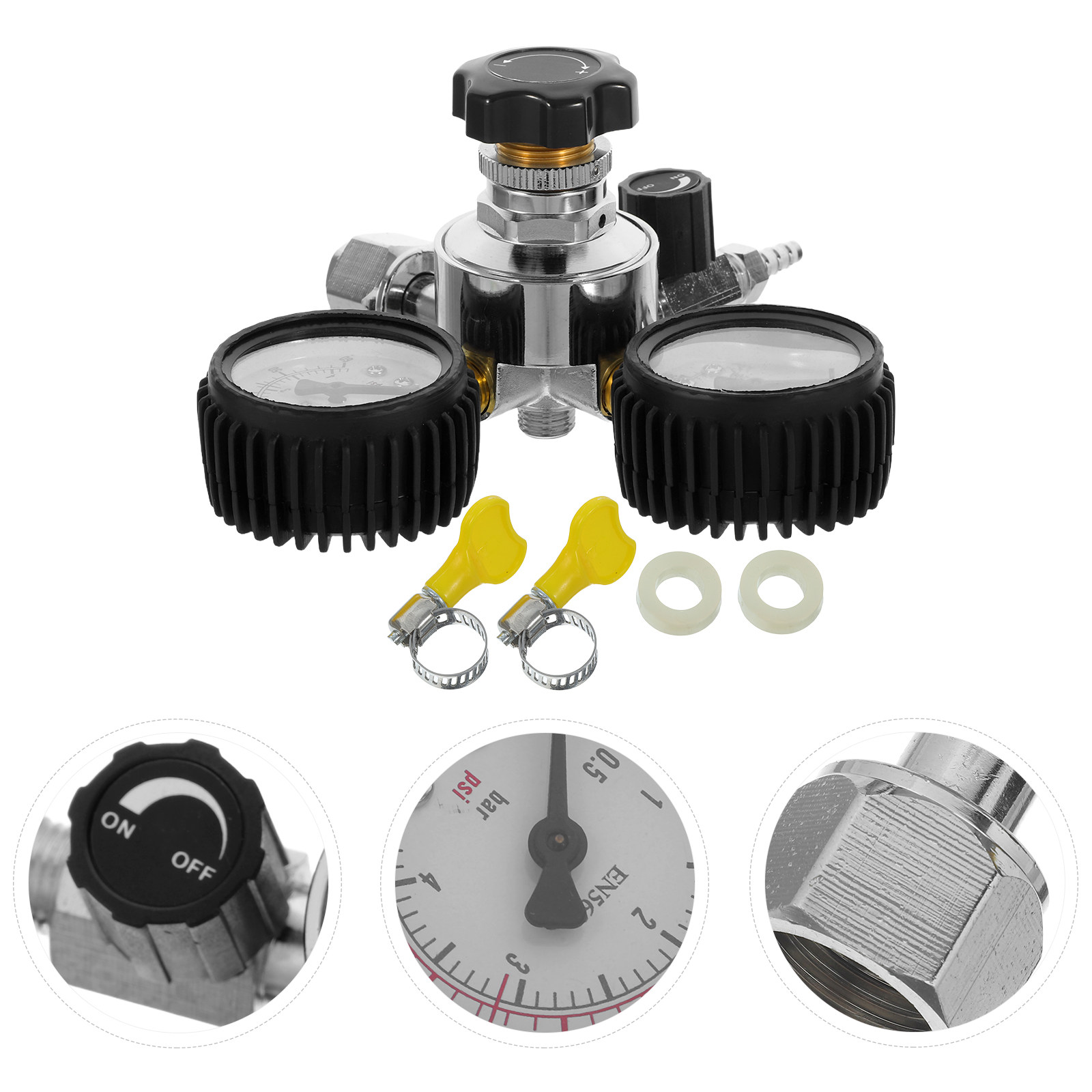 Co2 Regulator Dual Stage - 1 zestaw urządzeń do warzenia piwa