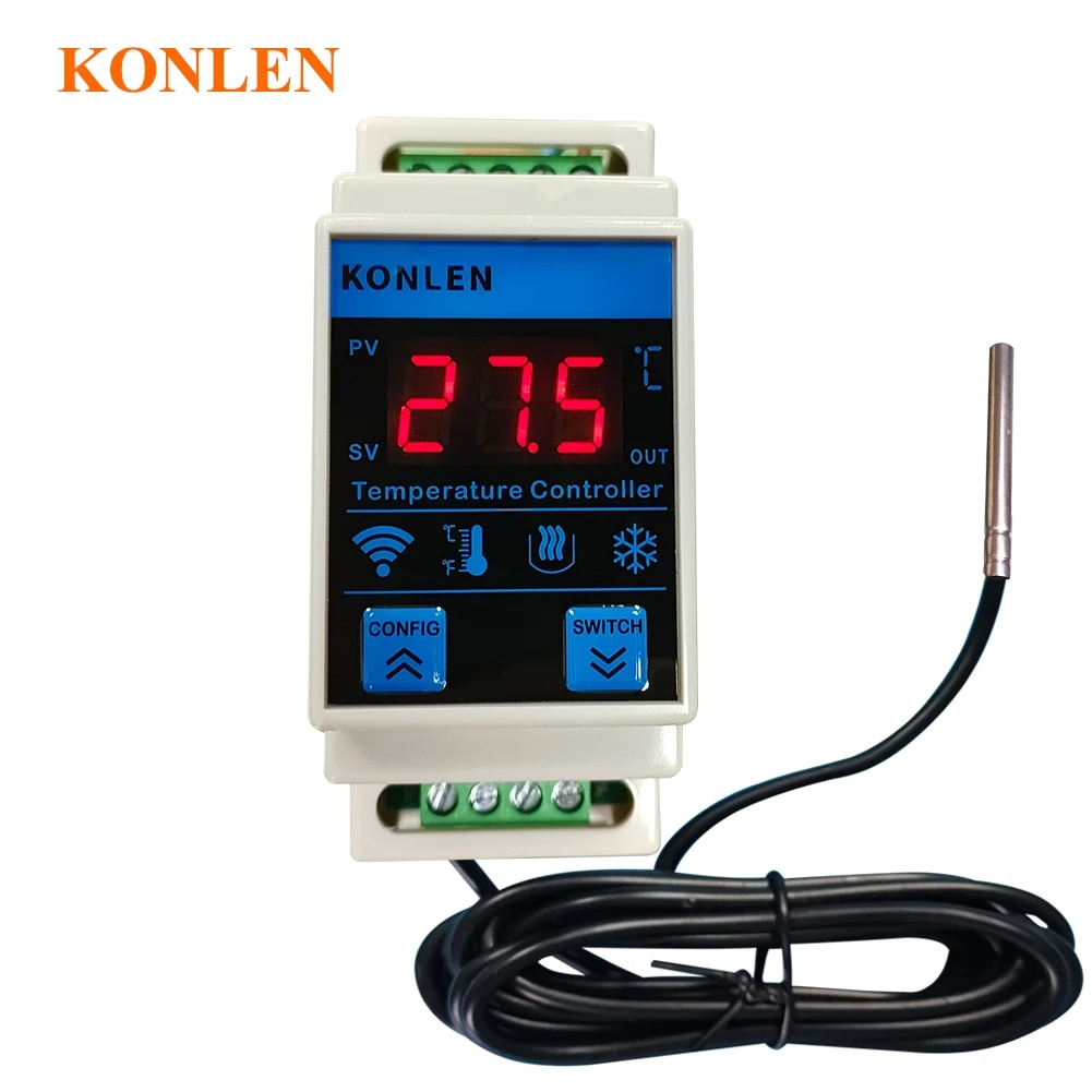 Planted Aquarium Temperature - Tuya WIFI czujnik temperatury termometr kontroler