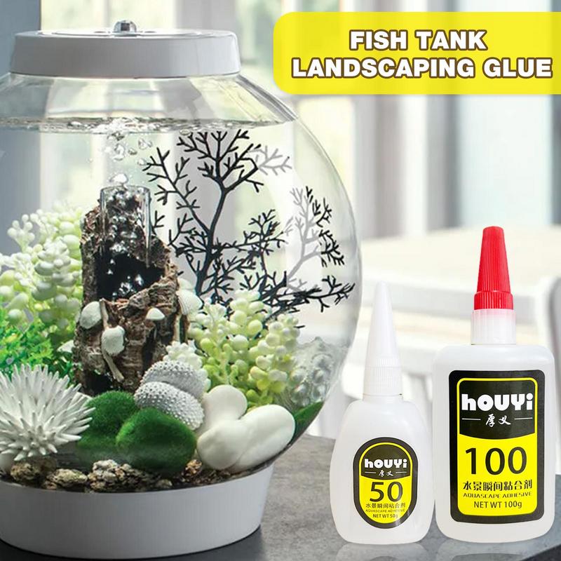 Aquarium Plant Glue Gel - 50/100g akwarium krajobrazowe mech klej akwarium