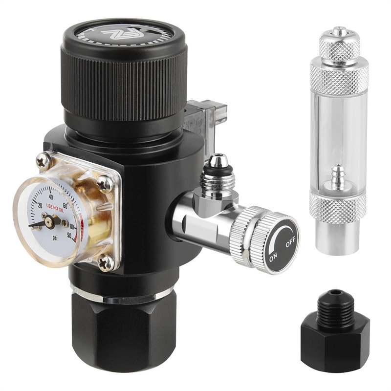 Co2 Regulator Dual Stage - Fzone Mini dwustopniowy Regulator Co2 zawór