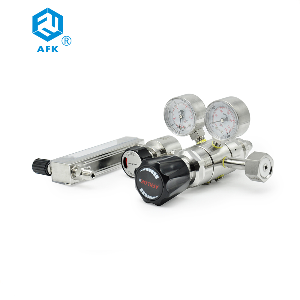 Co2 Regulator Dual Stage - Dwustopniowy regulator ciśnienia CO2 z membranowym