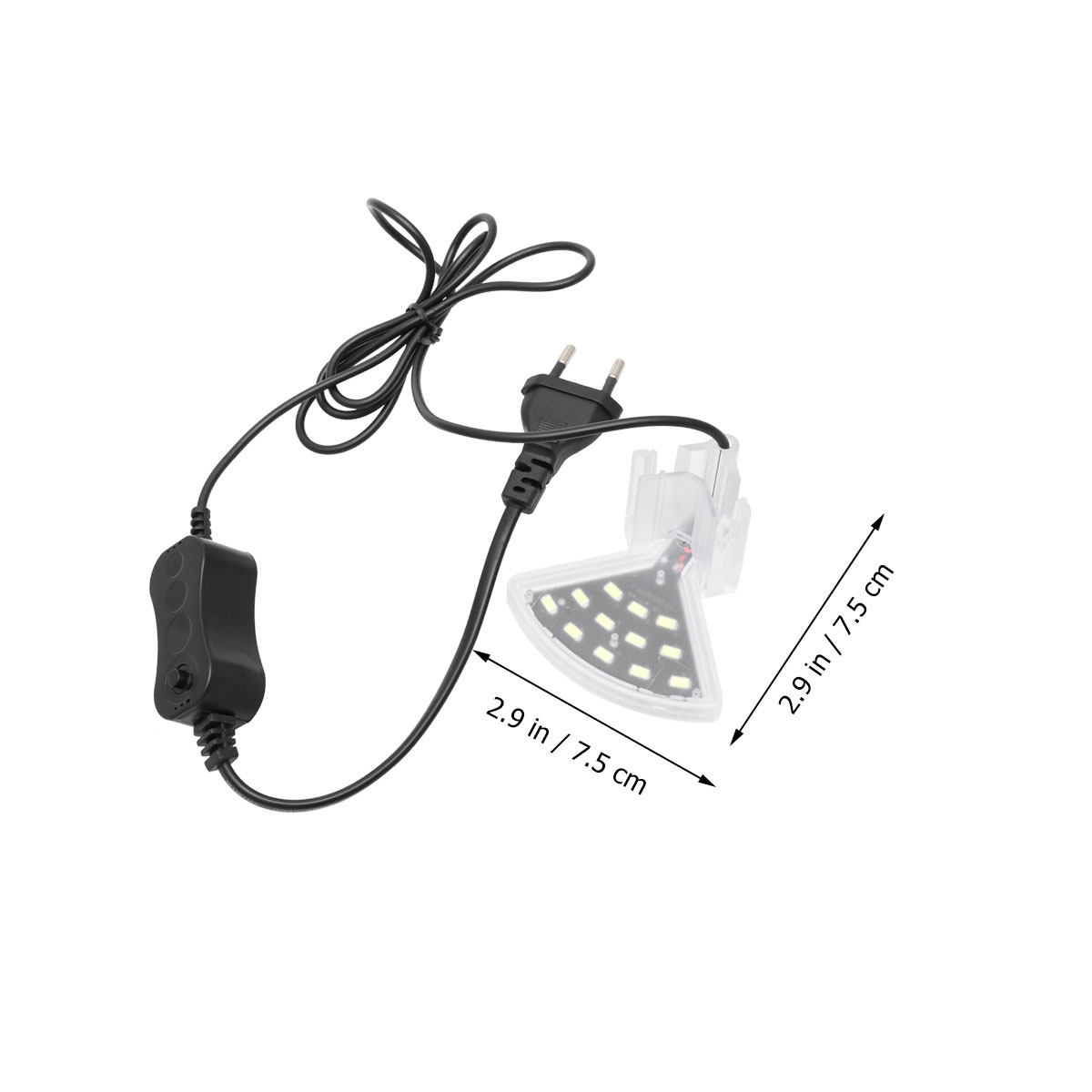 Aquarium Planted Tank Light - Lampa akwariowa z klipsem, zasilana przez
