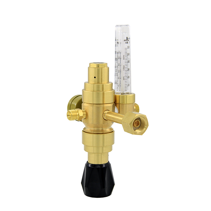 Co2 Regulator Dual Stage - Precyzyjny regulator przepływu DEM WR2400, dwustopniowy