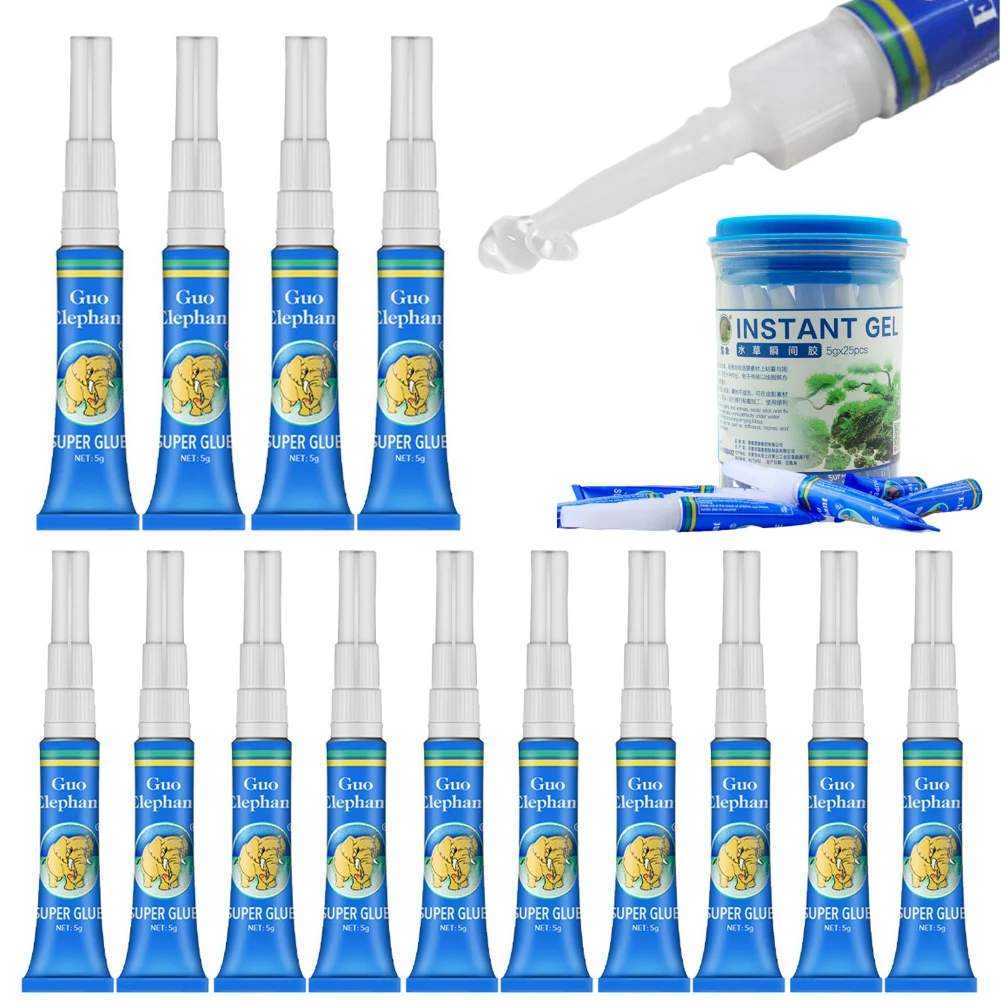 Aquarium Plant Glue Gel - Żyłki roślin wodnych Drewno pływające Żel