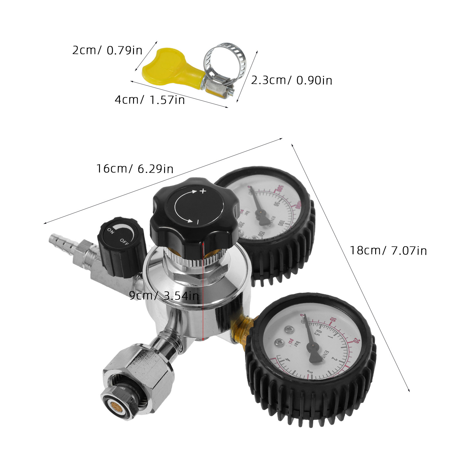 1 zestaw urządzeń do warzenia  – Co2 Regulator Dual Stage recenzja i cena