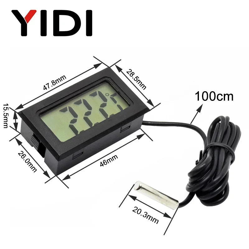 Mini LCD cyfrowy termometr hig – Planted Aquarium Temperature recenzja i cena