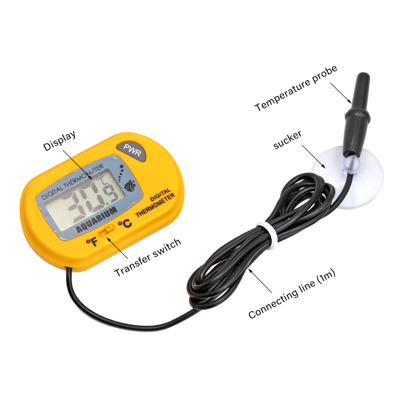 Termometr do akwarium LCD cyfr – Planted Aquarium Temperature recenzja i cena
