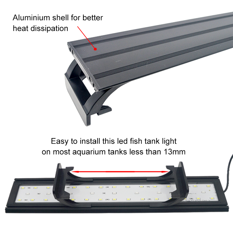 Akwarium LED Light dla 16-64CM – Aquarium Planted Tank Light recenzja i cena