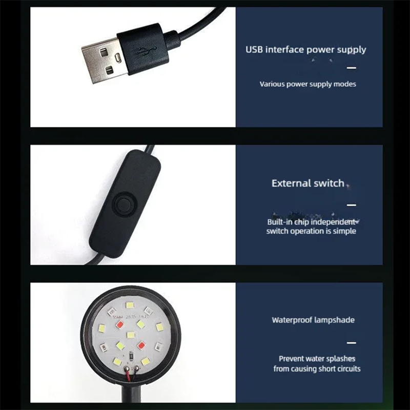 Lampka LED USB do akwarium z k – Aquarium Planted Tank Light recenzja i cena