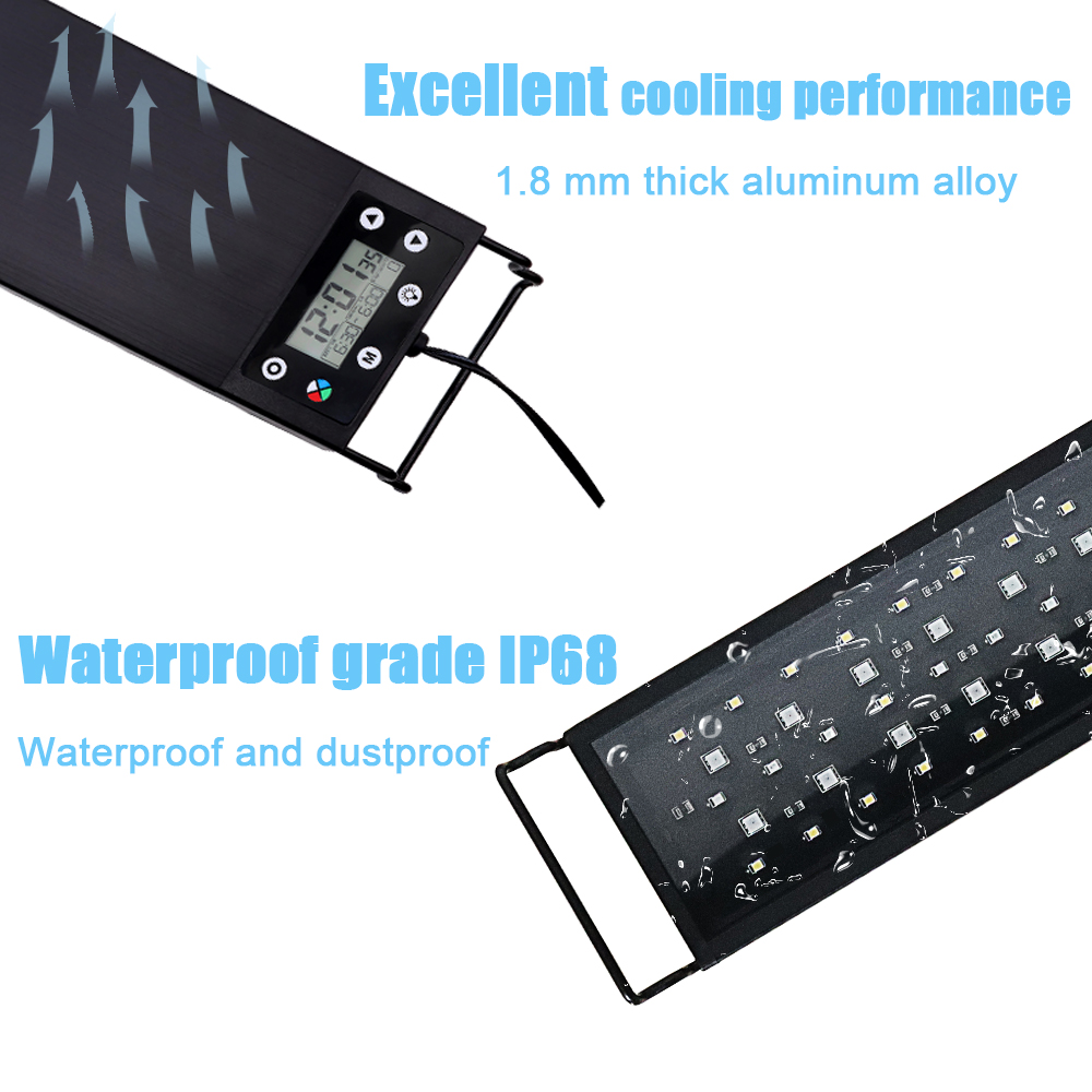 Lampa LED do akwarium 30-60cm, – Aquarium Planted Tank Light recenzja i cena