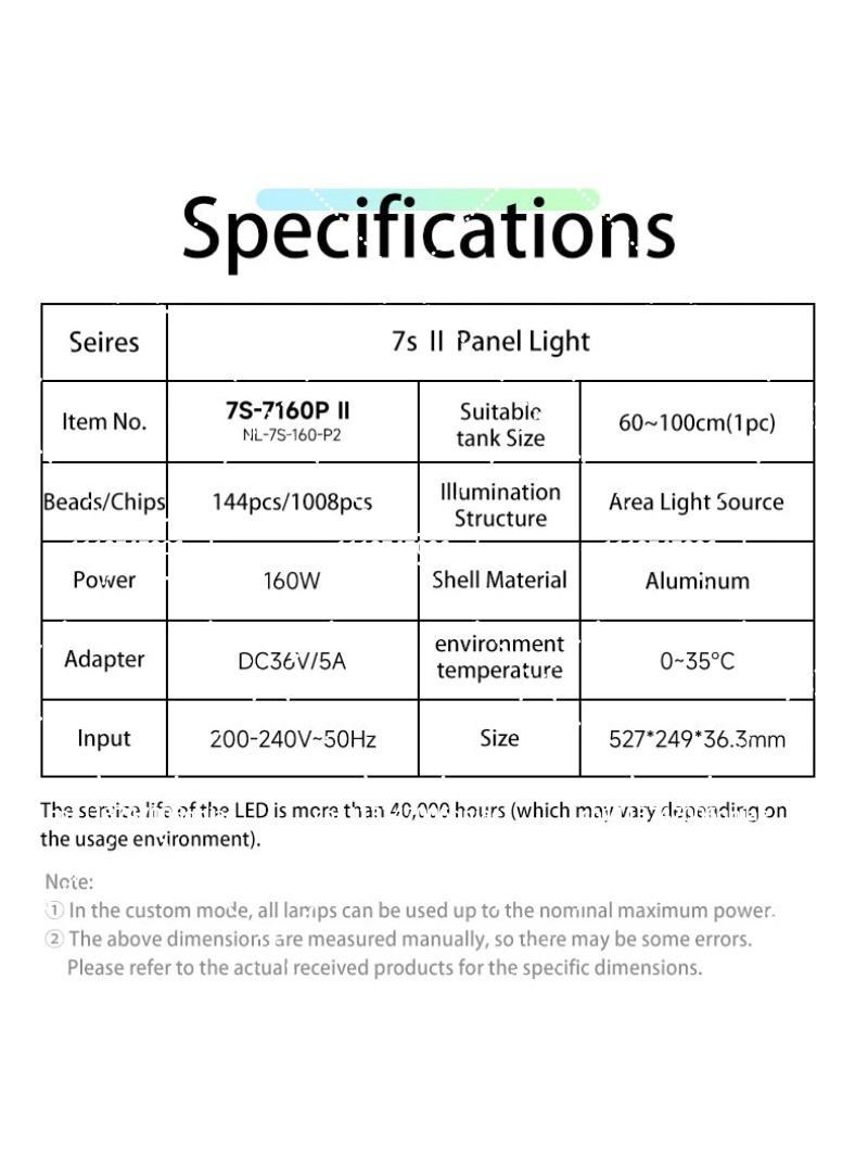 Oświetlenie LED do akwarium 16 – Aquarium Planted Tank Light recenzja i cena