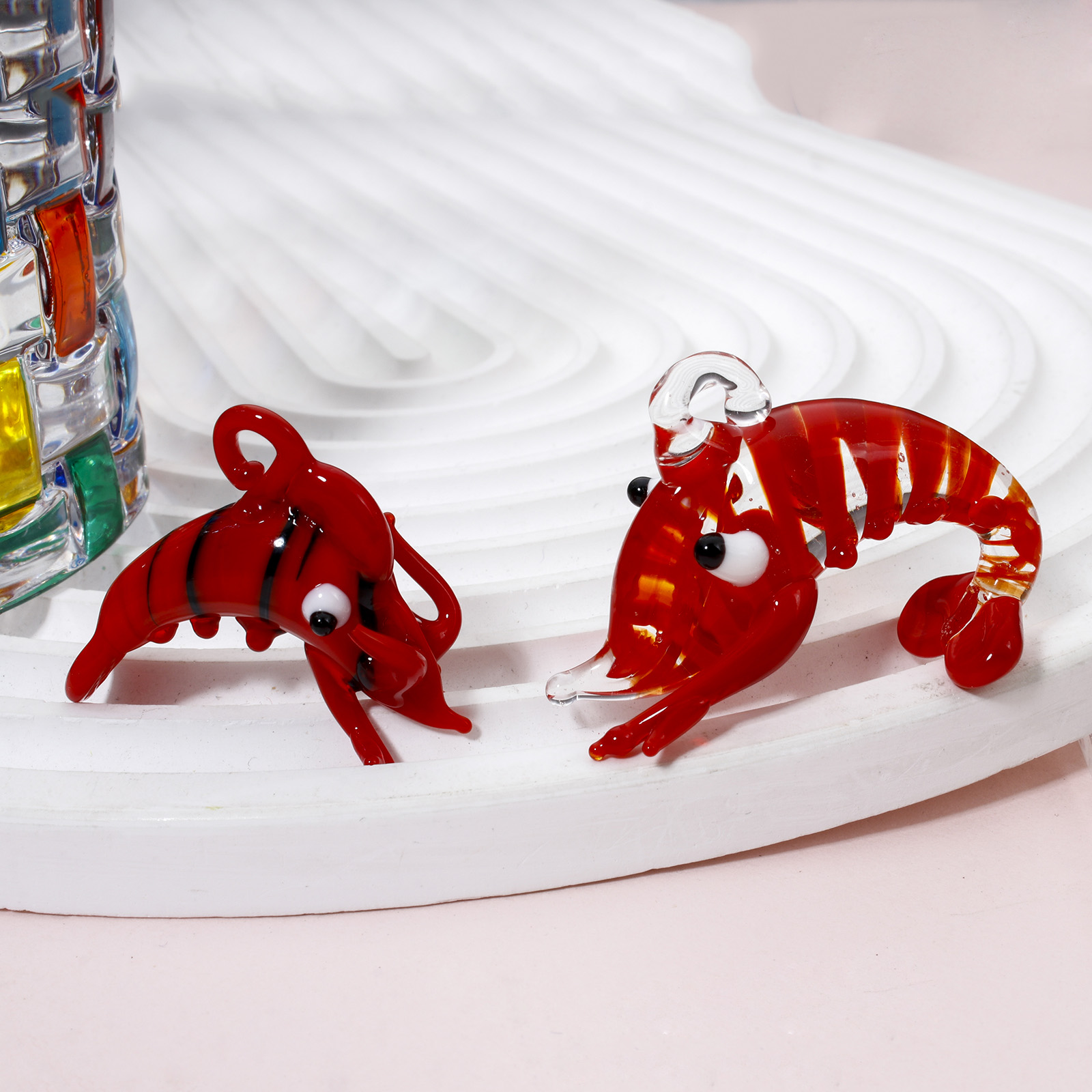 1PCs Cute Red Lobster Lampwork – Aquarium Plant Red recenzja i cena