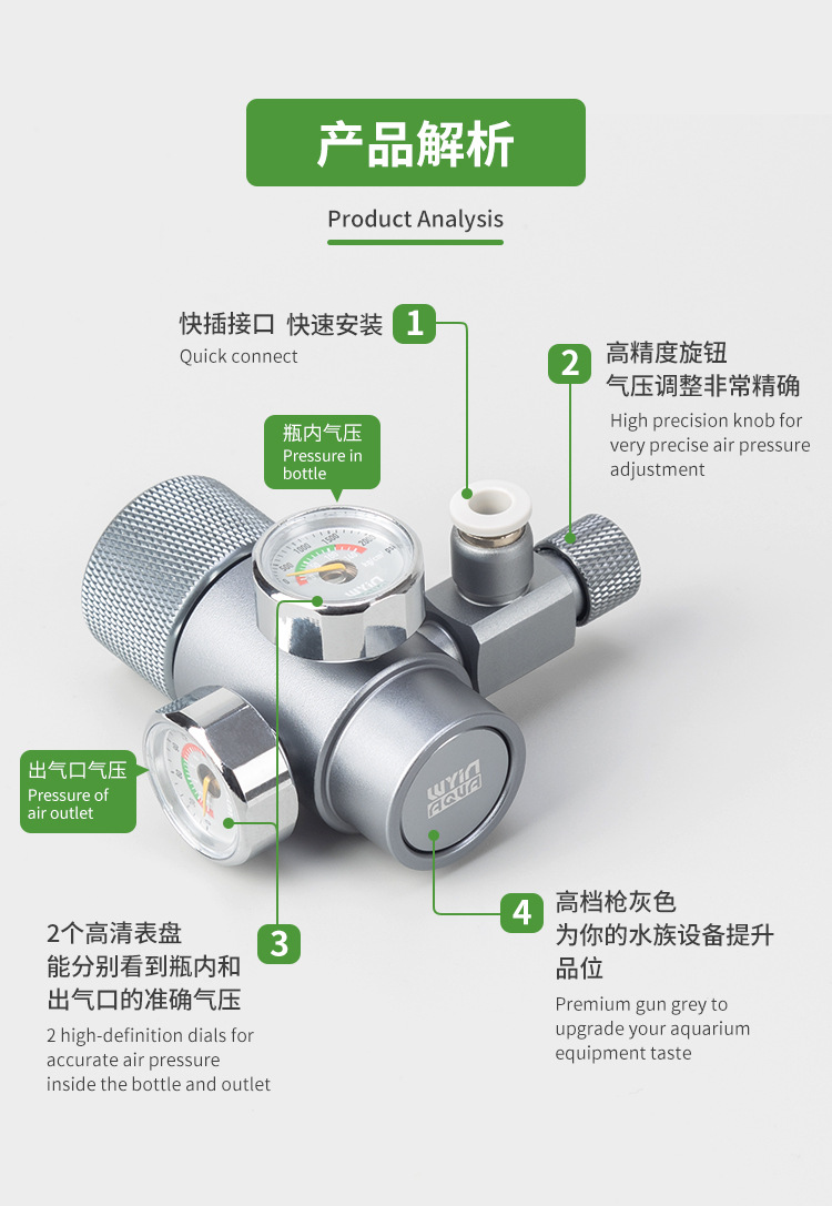 Regulator CO2 do akwarium, sto – Co2 Regulator Dual Stage recenzja i cena